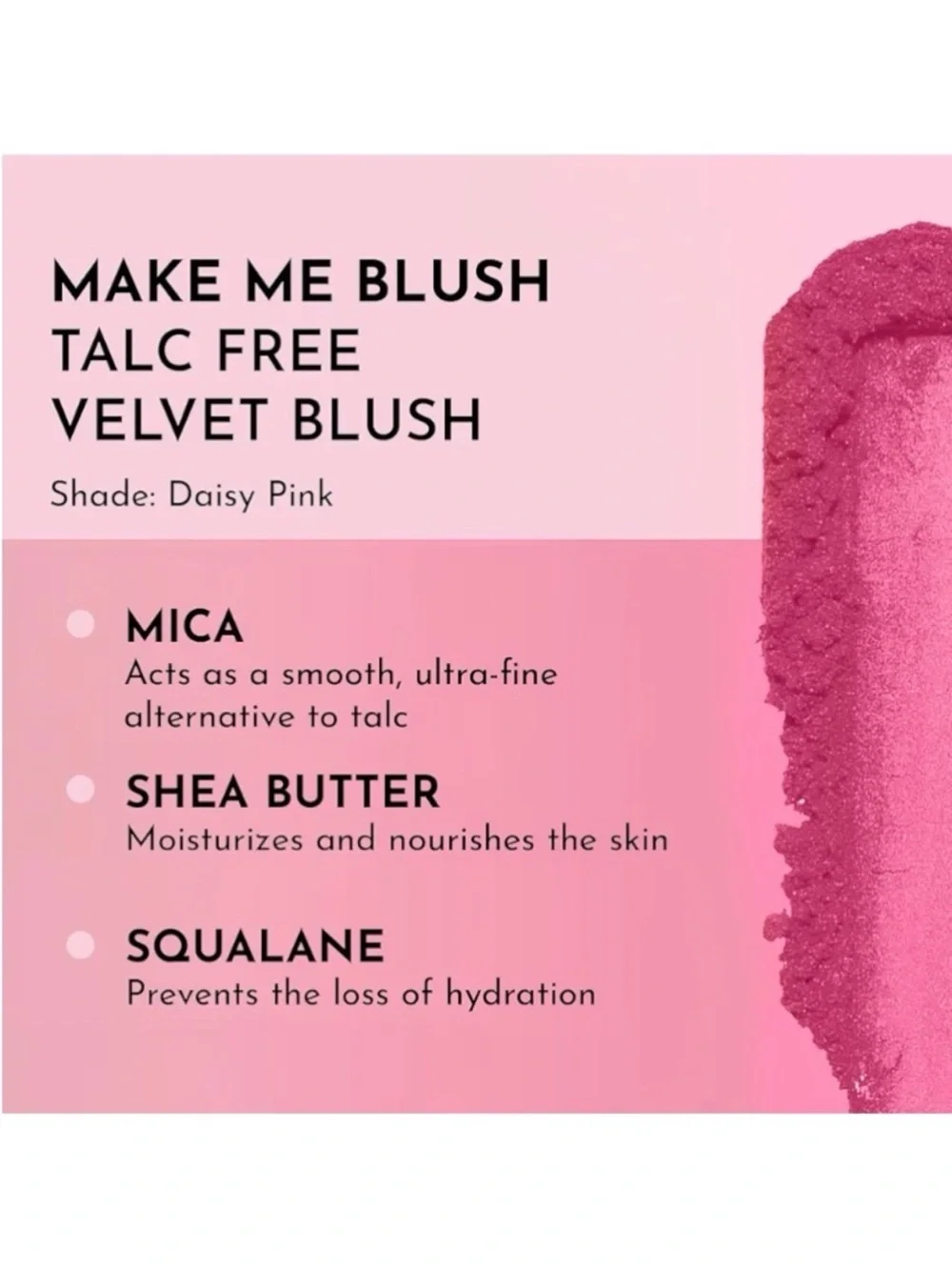 LAWLESS Make Me Blush Talc-Free Velvet Blush Daisy Pink BNIB